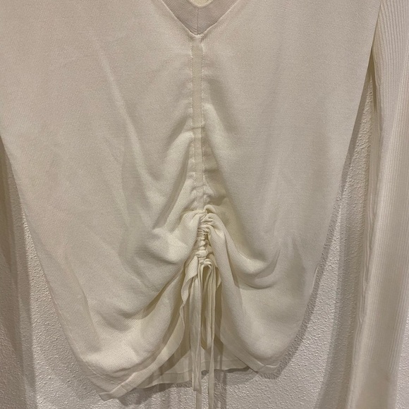 Nicholas Compact Ruched Front Tie Top Size XS EUC - Picture 3 of 4